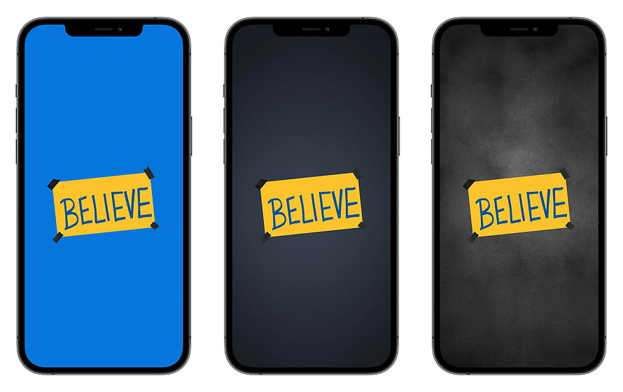 Believe Sticky Note Phone Wallpaper Collection HD wallpaper