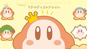Waddle Dee Character Collection with Crown and Costumes from the Kirby Series HD wallpaper