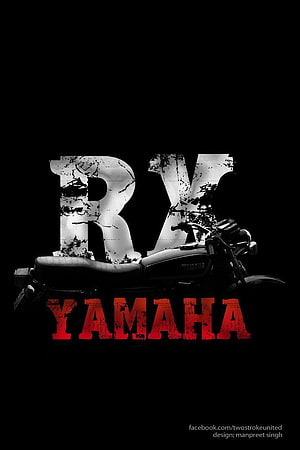 Yamaha RX Motorcycle Wallpaper - Retro Two-Stroke Bike Art HD phone wallpaper