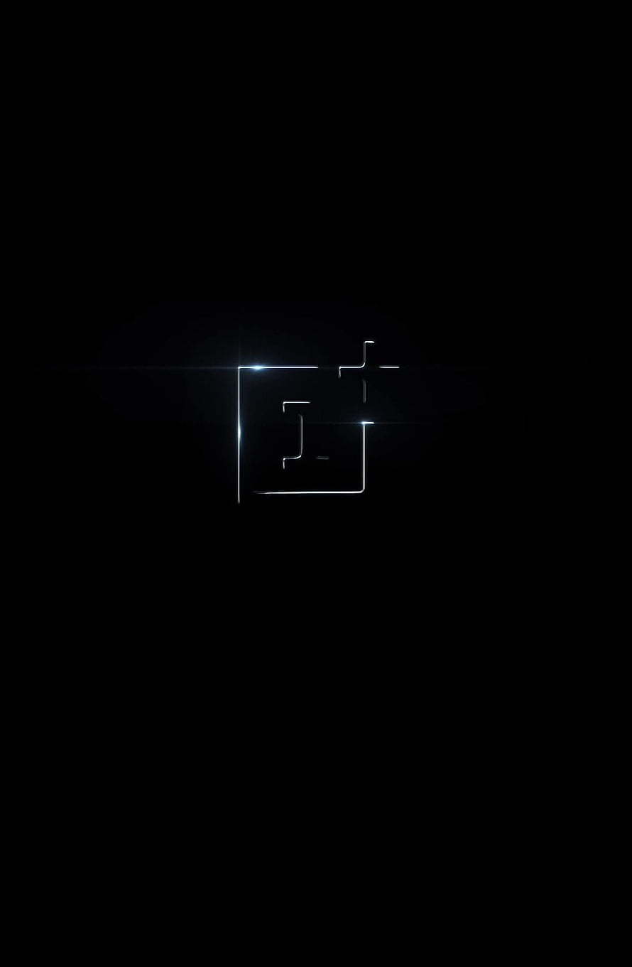 Minimalist White Geometric Line Art on Black Background HD phone wallpaper