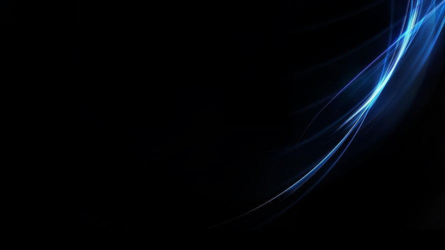 Abstract Blue Light Streaks on Black Background HD wallpaper