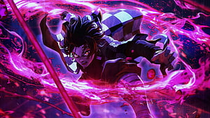 Tanjiro Kamado Demon Slayer Anime Wallpaper HD wallpaper