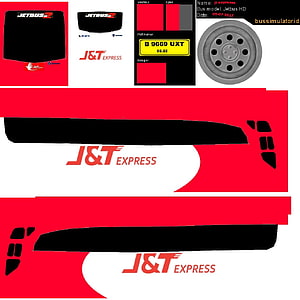 J&T Express Bus Simulator 2 Skin Decal for Jetbus HD HD phone wallpaper
