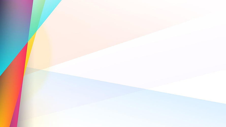 Minimalist Geometric Abstract Background with Soft Pastel Gradients and Colorful Diagonal Shapes HD wallpaper