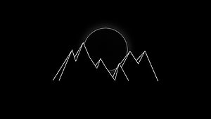 Pink Floyd Dark Side of the Moon Minimalist Line Art Wallpaper HD wallpaper