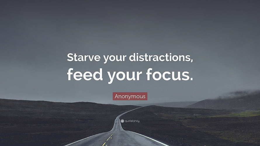 Misty Desert Highway Under Overcast Sky with Motivational Quote Overlay HD wallpaper