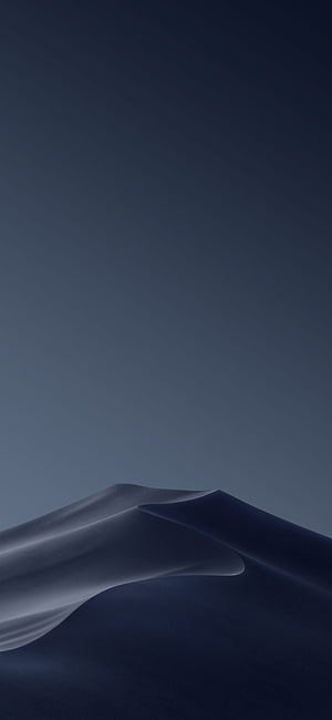 macOS Mojave Dark Mode Abstract Wave Wallpaper HD phone wallpaper