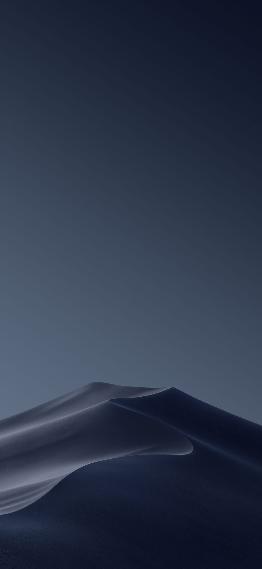 macOS Mojave Dark Mode Abstract Wave Wallpaper HD phone wallpaper