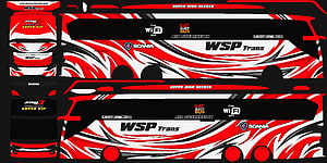 Scania Jetbus 3 WSP Trans Super High Decker Livery Design HD wallpaper