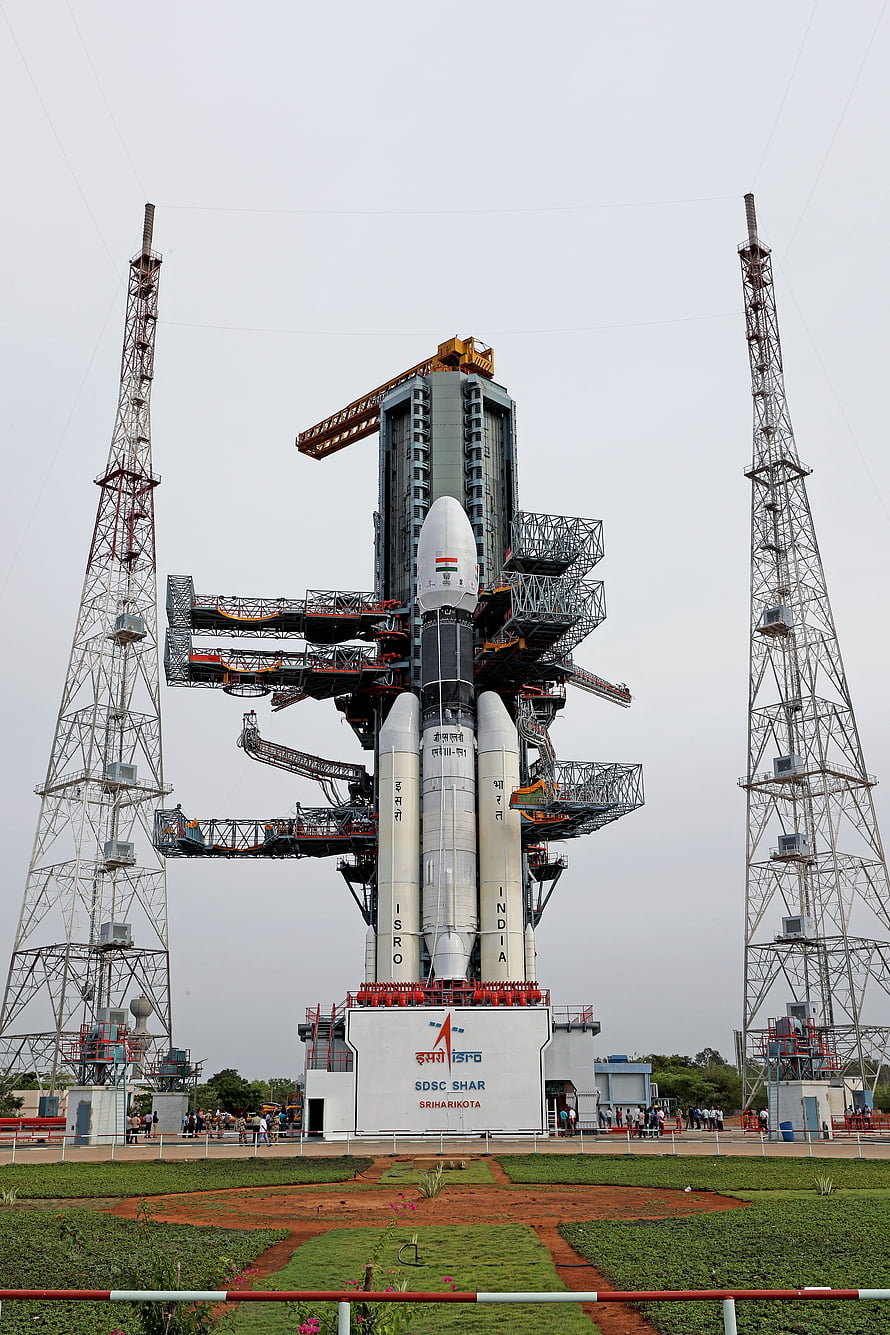 ISRO PSLV Rocket on Launch Pad at SDSC SHAR Sriharikota HD phone wallpaper
