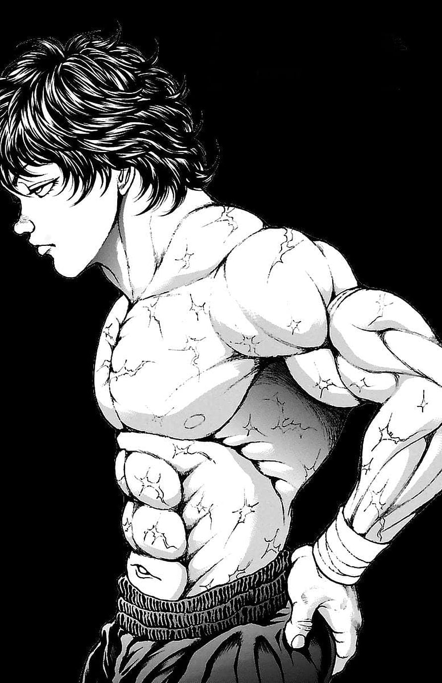 Makoto Takami from Kengan Ashura manga character illustration, Baki , baki manga HD phone wallpaper
