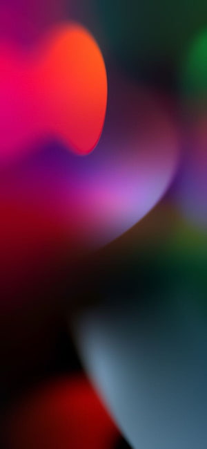 Vibrant Abstract Gradient with Soft Blurred Color Blobs and Dark Background HD phone wallpaper
