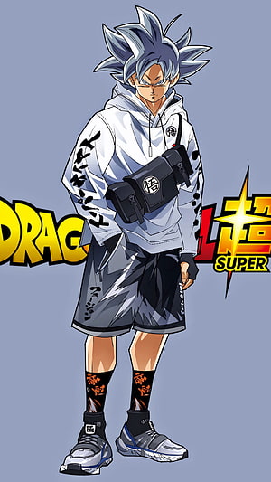 Goku Ultra Instinct Modern Streetwear Fashion Anime Character Illustration HD phone wallpaper