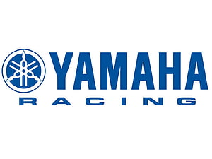 Yamaha Racing Official Brand Logo with Tuning Fork Emblem on White Background HD wallpaper