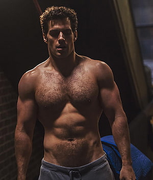 Henry Cavill shirtless portrait with dramatic lighting and athletic physique HD phone wallpaper