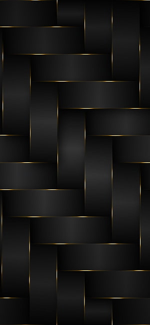 Luxurious Black and Gold Geometric Weave Pattern with Elegant Minimalist Design HD phone wallpaper