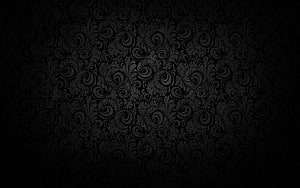 Dark Vintage Damask Wallpaper With Elegant Floral Scroll Pattern HD wallpaper