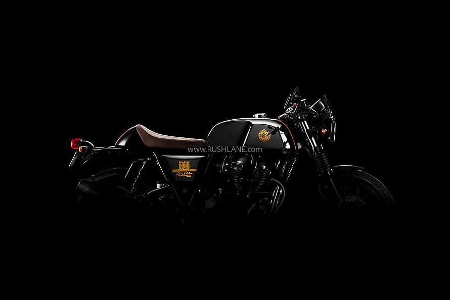 Royal Enfield Continental GT 120 Years Special Edition Black Motorcycle HD wallpaper