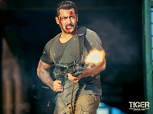 Salman Khan as Tiger in Tiger Zinda Hai Action Scene Wallpaper, salman khan in tiger zinda hai movie ...freshwide, #salman khan HD wallpaper