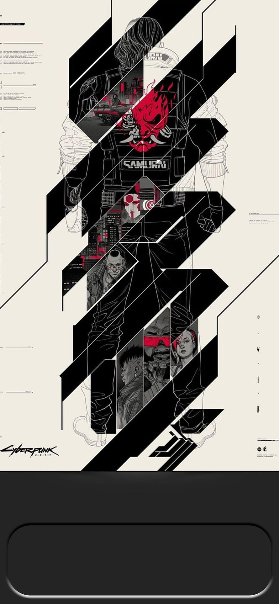 Cyberpunk 2077 Samurai Jacket V Character Concept Art Poster HD phone wallpaper