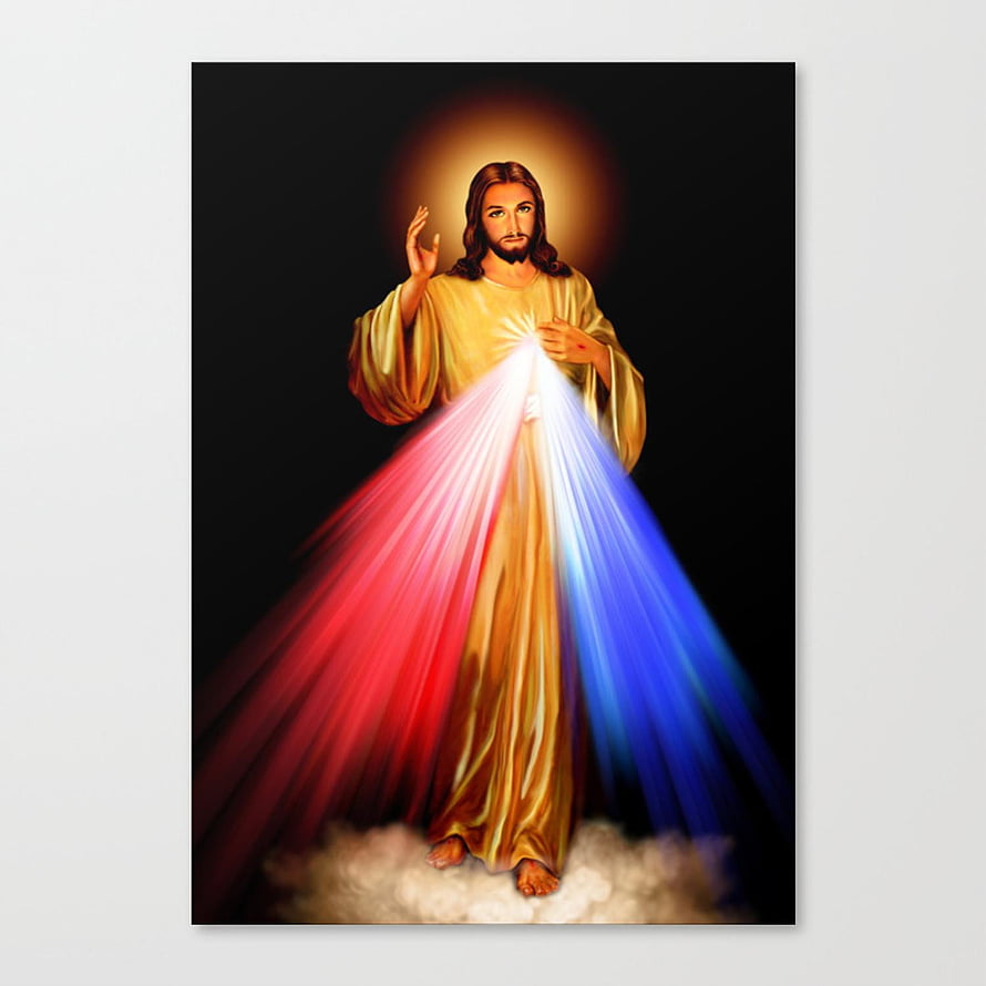 Divine Mercy Jesus Christ Radiant Light Religious Artwork HD phone wallpaper