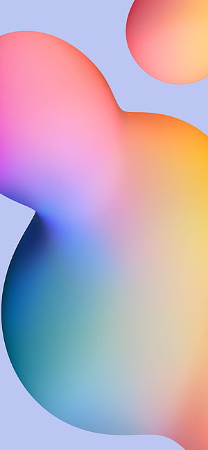 Abstract 3D Gradient Wallpaper With Smooth Colorful Shapes HD phone wallpaper