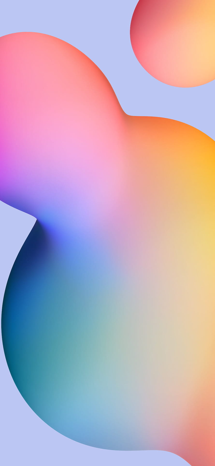 Abstract 3D Gradient Wallpaper With Smooth Colorful Shapes HD phone wallpaper