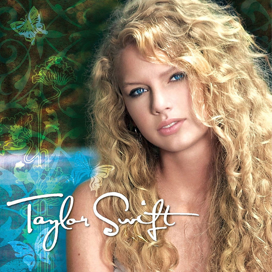 Taylor Swift Fearless Album Cover Artwork with Floral Butterfly Design HD phone wallpaper