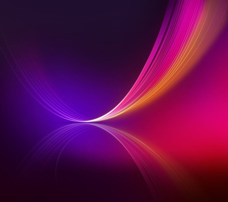 Abstract Neon Light Trails in Purple and Magenta on Dark Background HD wallpaper