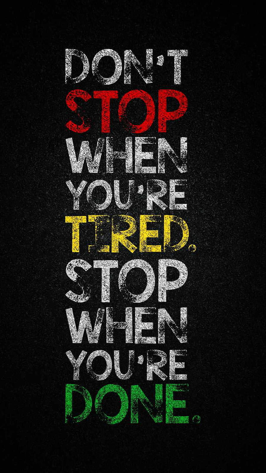 Inspirational Typography Quote on Black Textured Background HD phone wallpaper
