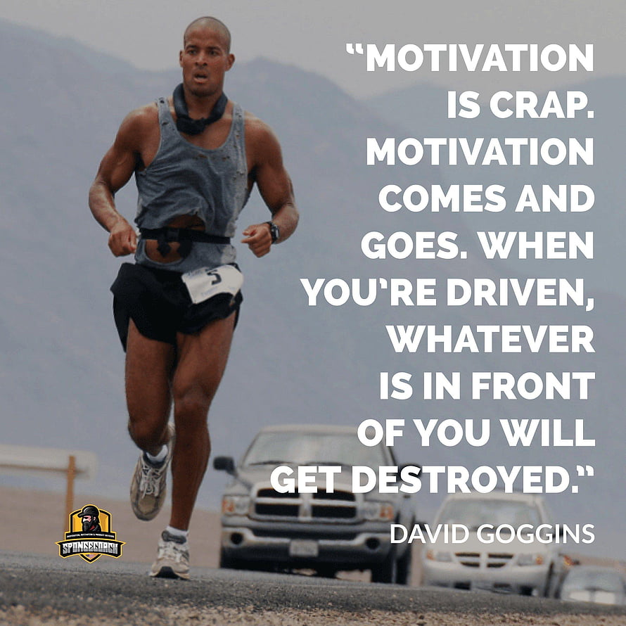 David Goggins Running Motivational Quote About Discipline And Drive HD phone wallpaper