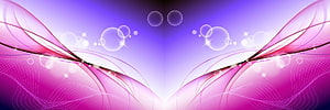 Abstract Pink and Purple Swirls with Glowing Bubbles and Sparkles HD wallpaper
