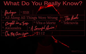 Reality Club Tracklist Poster with Silhouette and Red Typography HD wallpaper