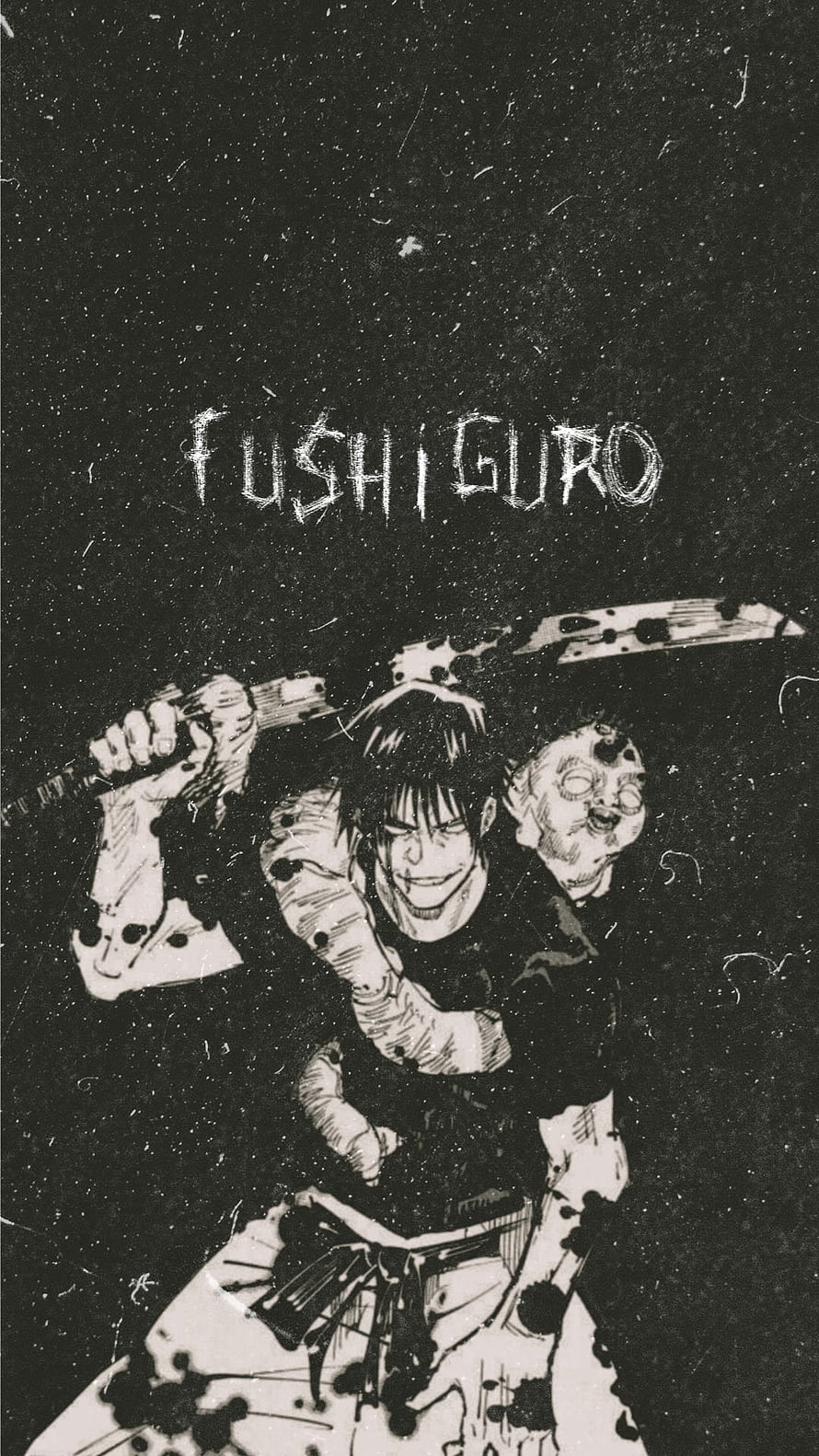 Fushiguro Toji Fushigi Yugi Dark Anime Character Illustration HD phone wallpaper