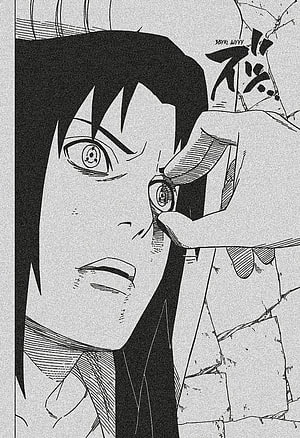 Uchiha Sasuke manga panel with intense expression and hand near eye in black and white HD phone wallpaper