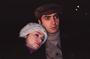 Kurtlar Vadisi Dramatic Couple Portrait in Winter Attire HD wallpaper