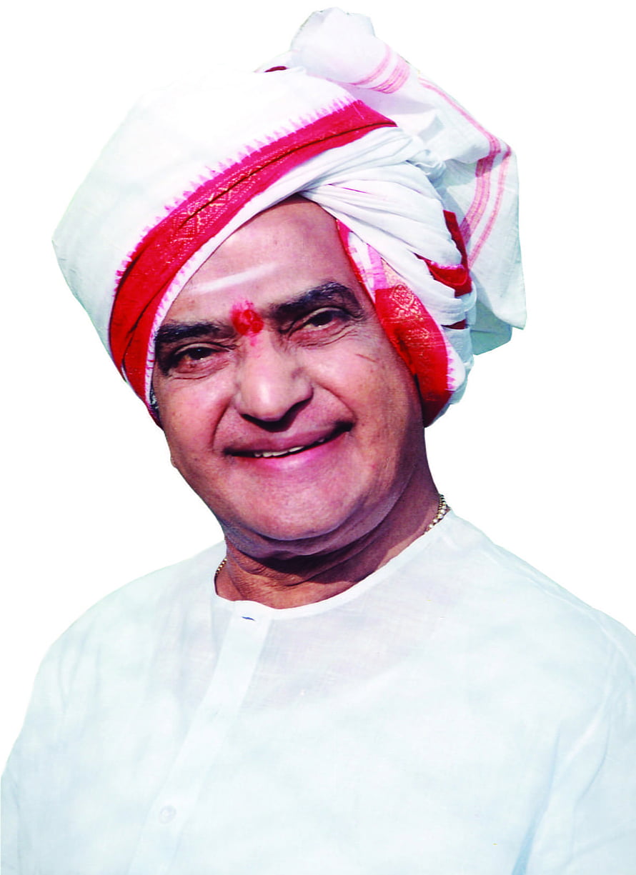 Portrait of Nandamuri Taraka Rama Rao in Traditional White Turban and Kurta HD phone wallpaper