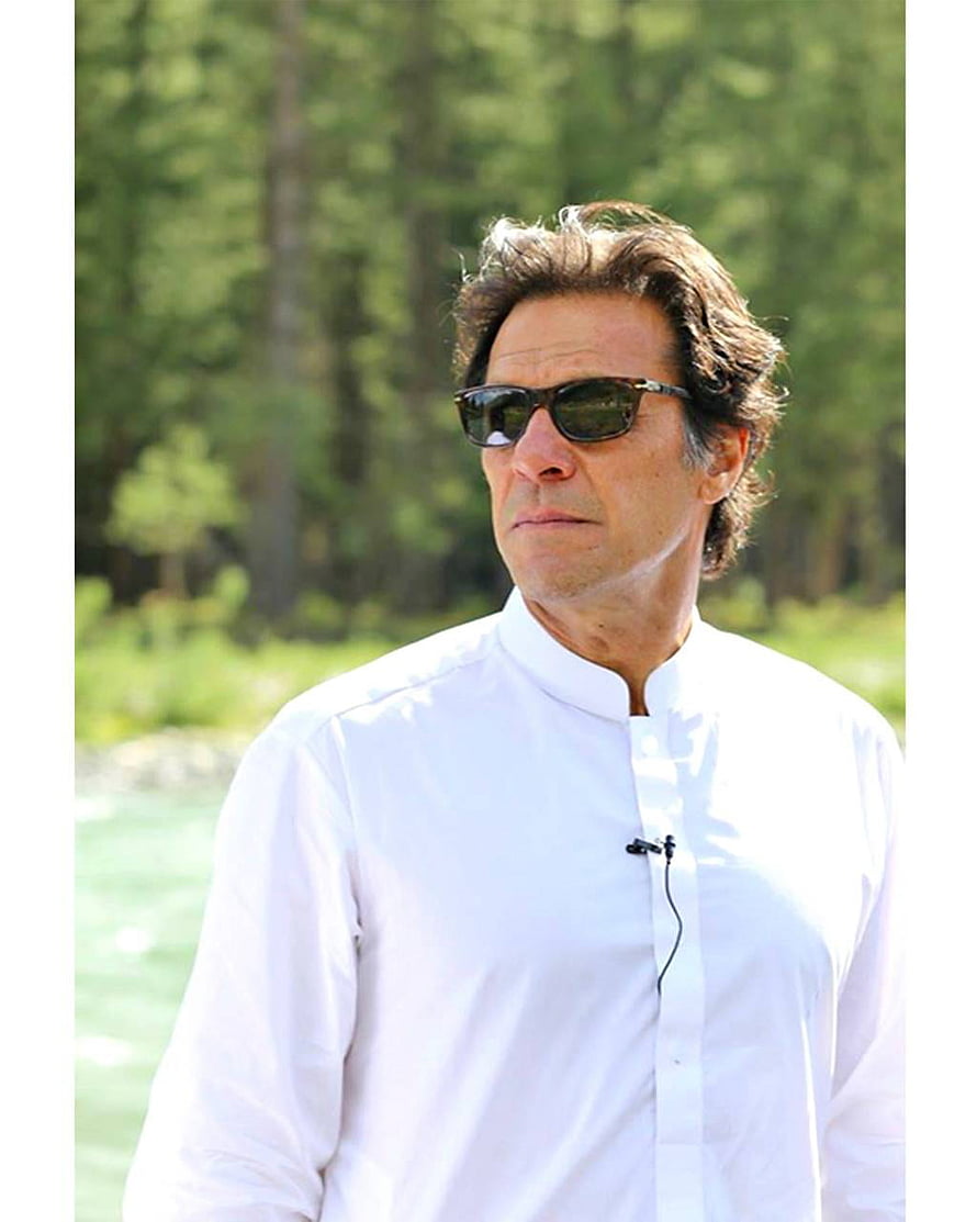 Hugh Jackman in a white shirt and sunglasses standing outdoors near a river, Imran Khan PM by ClockerMaches, pm imran khan HD phone wallpaper