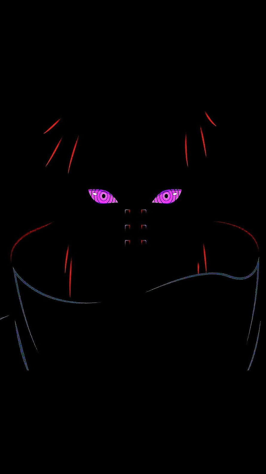 Tobirama Senju with Rinnegan Eyes in Dark Shadow Anime Wallpaper HD phone wallpaper