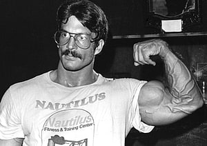 Mike Mentzer Vintage Black and White Bodybuilding Portrait HD wallpaper