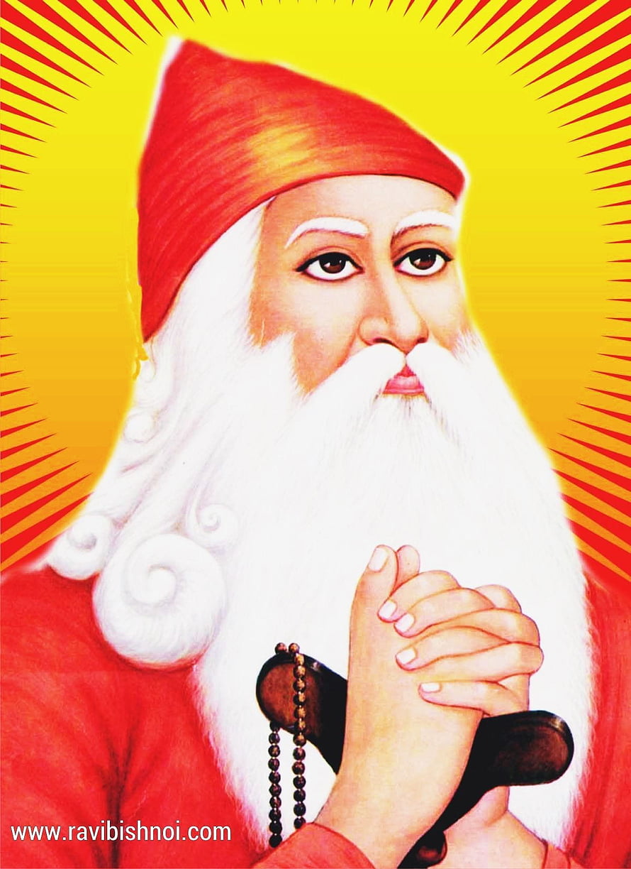 Portrait of Laxman Das Bishnoi with White Beard and Red Turban, Jambheshwar Bhagwan & 2020, #jambheshwar bhagwan HD phone wallpaper
