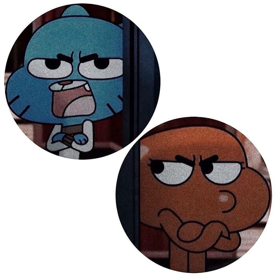 Gumball and Darwin Watterson Angry Expressions Cartoon Network Wallpaper HD phone wallpaper