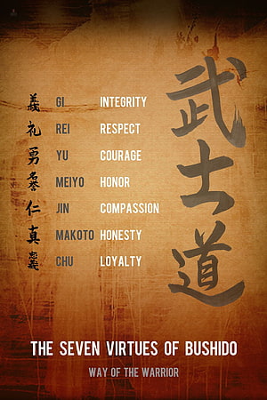 The Seven Virtues of Bushido: Japanese Way of the Warrior Code HD phone wallpaper