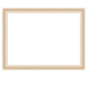 Elegant Gold Guilloche Certificate Border Vector Template HD phone wallpaper