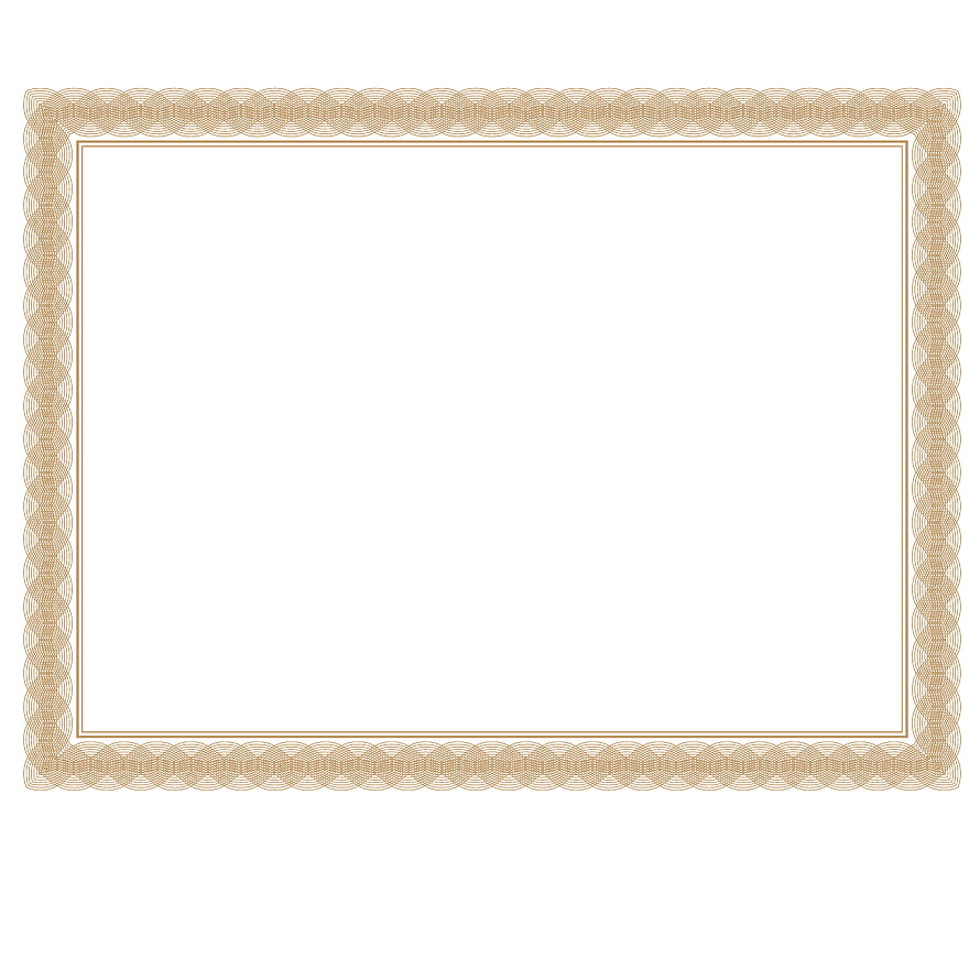 Elegant Gold Guilloche Certificate Border Vector Template HD phone wallpaper