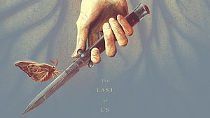 The Last of Us Part 2 Knife and Moth Illustration HD wallpaper