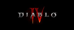 Diablo IV Official Logo Wallpaper - Dark Fantasy Game Title Art HD wallpaper