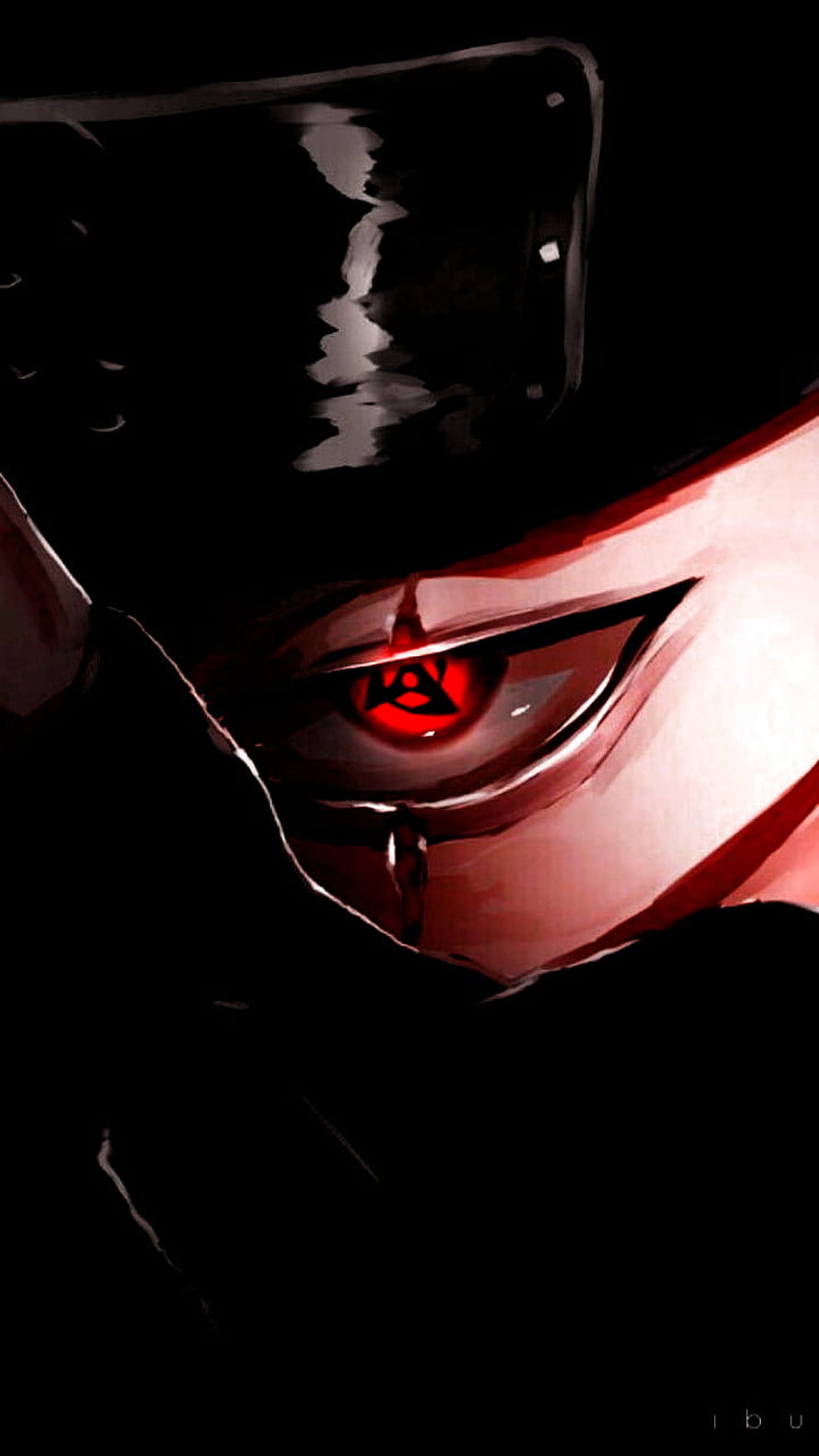 Madara Uchiha Sharingan Eye Close-Up Anime Wallpaper HD phone wallpaper
