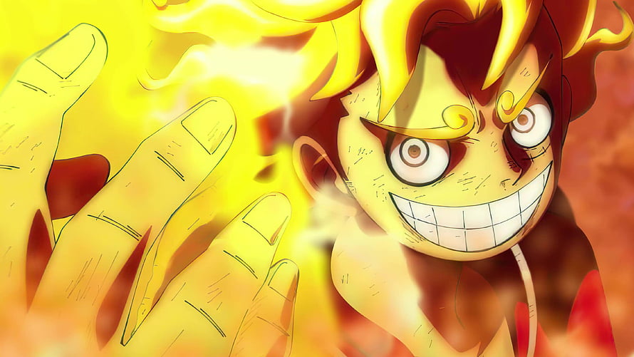 Monkey D. Luffy Gear 5 Sun God Nika Form Anime Wallpaper HD wallpaper