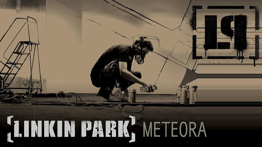 Linkin Park Meteora Album Artwork Featuring Artist in Sepia Toned Studio HD wallpaper